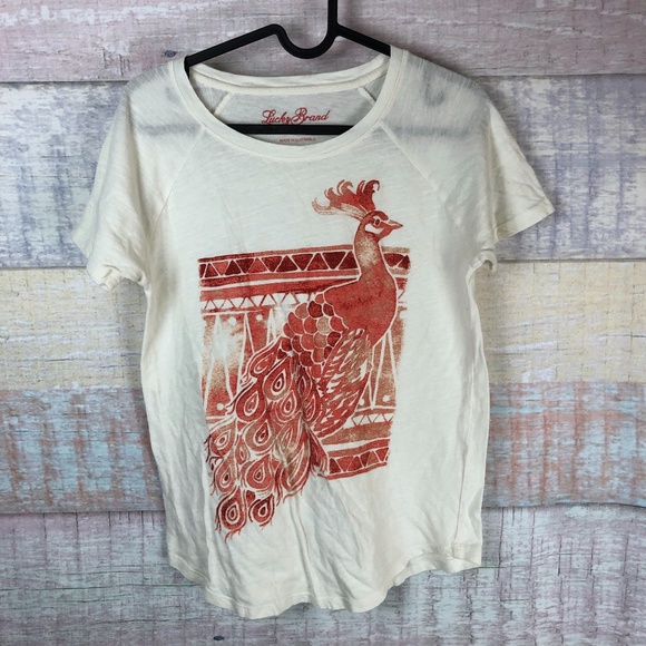 Lucky Brand Tops - Lucky Brand Peacock Graphic Tee P4